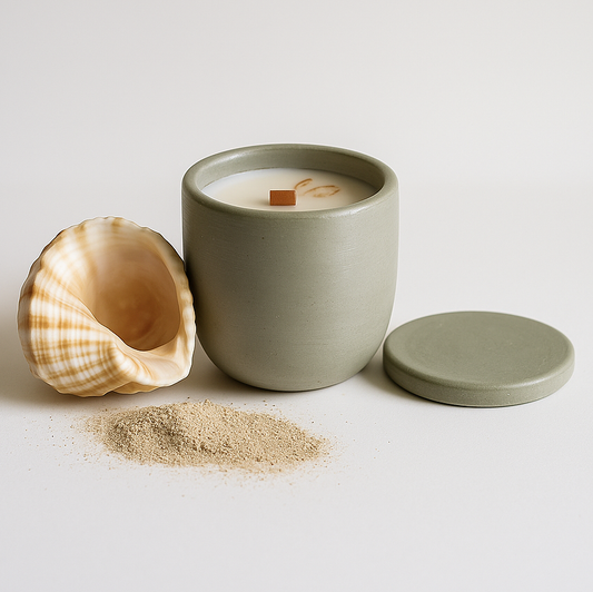 Medium Concrete Candle