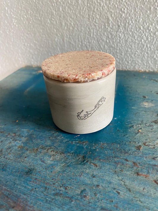 Small Bermuda Pink Sand Lid Candle